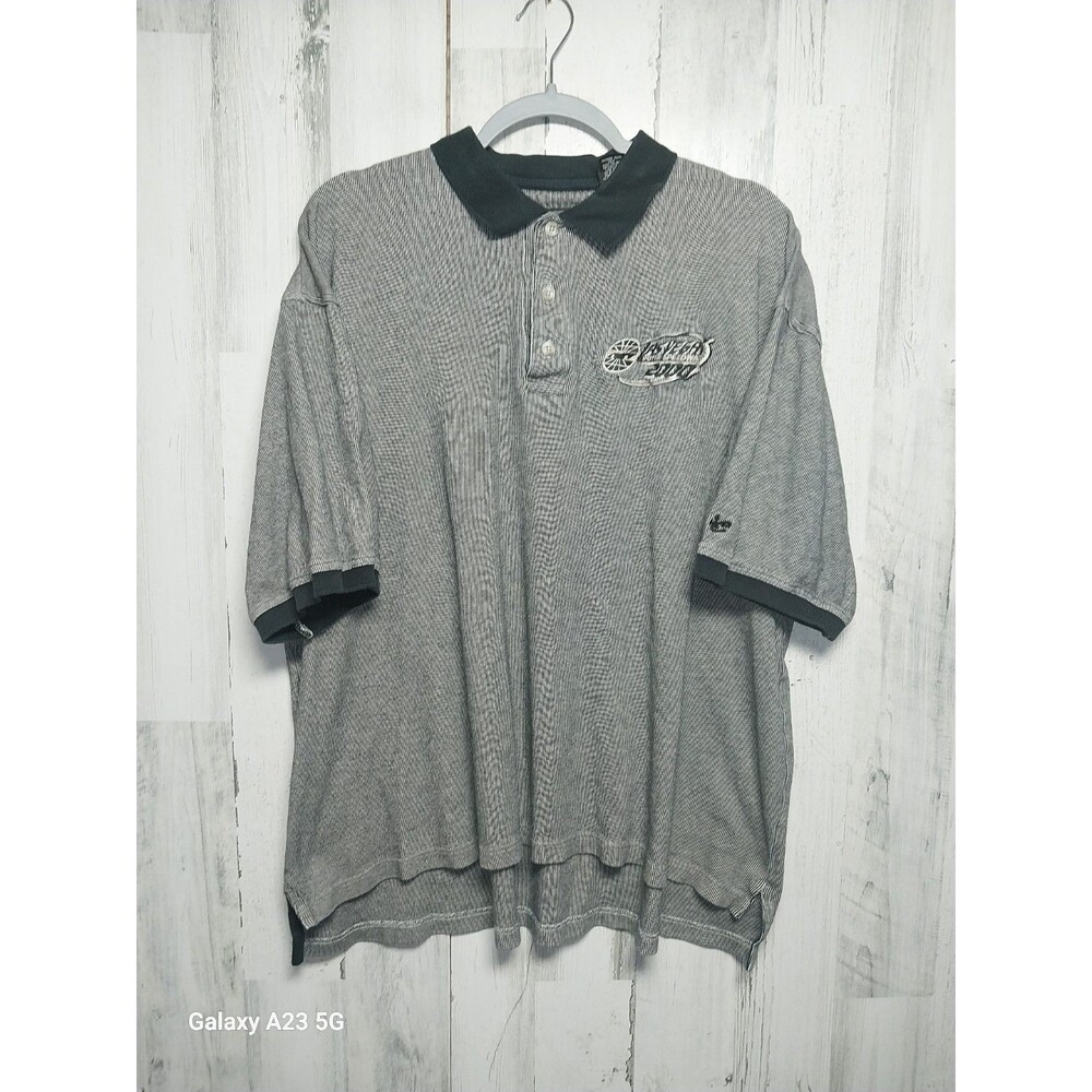 Vintage Las Vegas Speedway Polo Shirt Size XL Las Vegas 2000 Racing